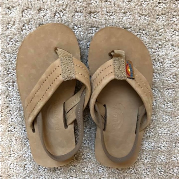 toddler rainbow sandals with backstrap